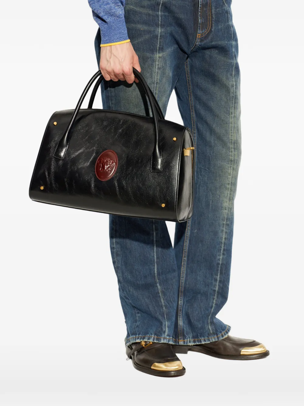 Versace 루미 보스턴 스몰 토트 백 | Image 2