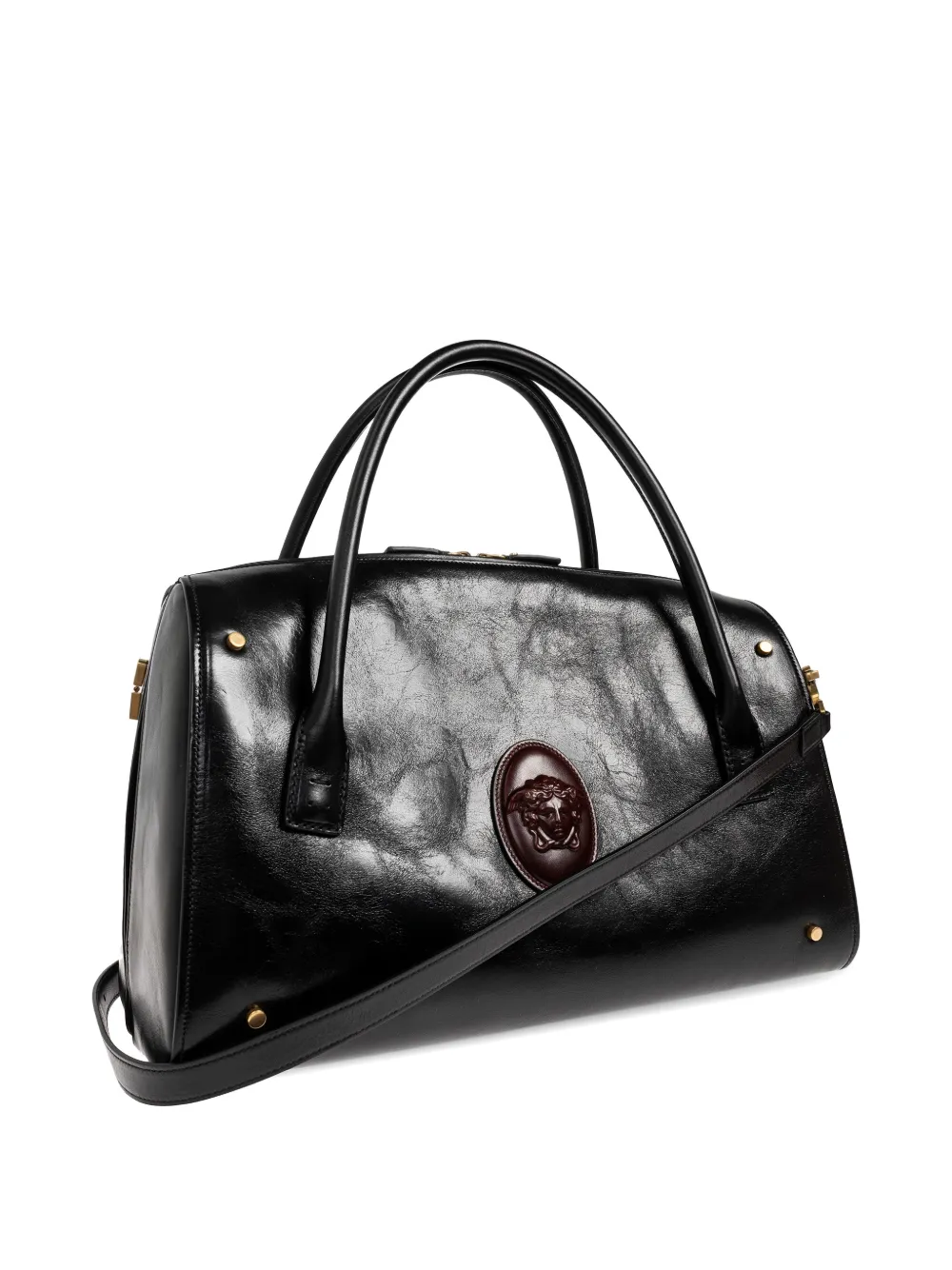 Versace Grote Roomy shopper Zwart