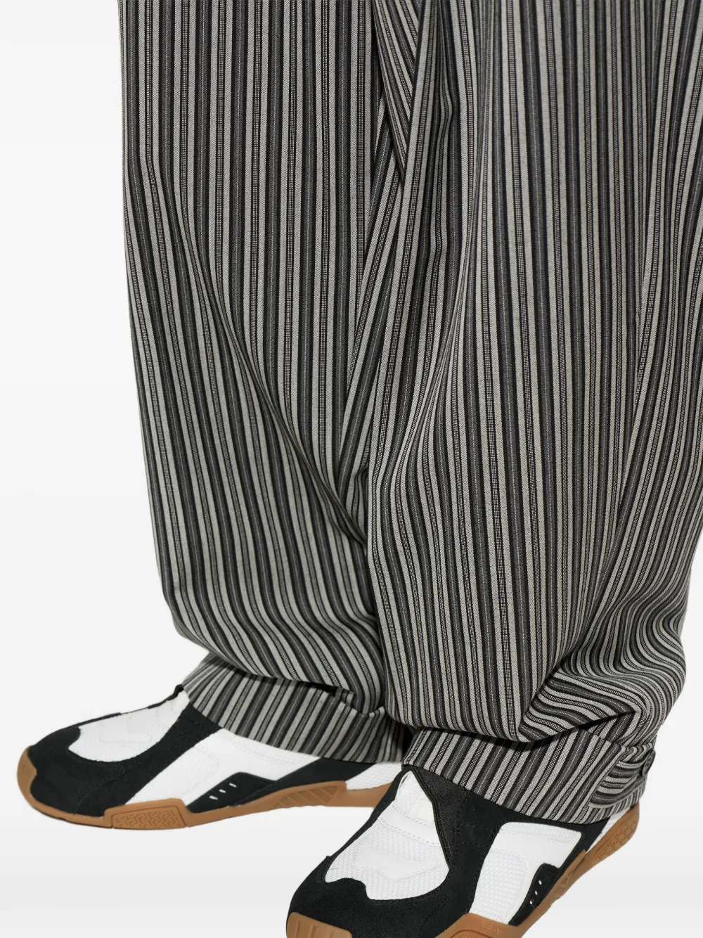 Versace Sneakers met bandje en vlakken Wit