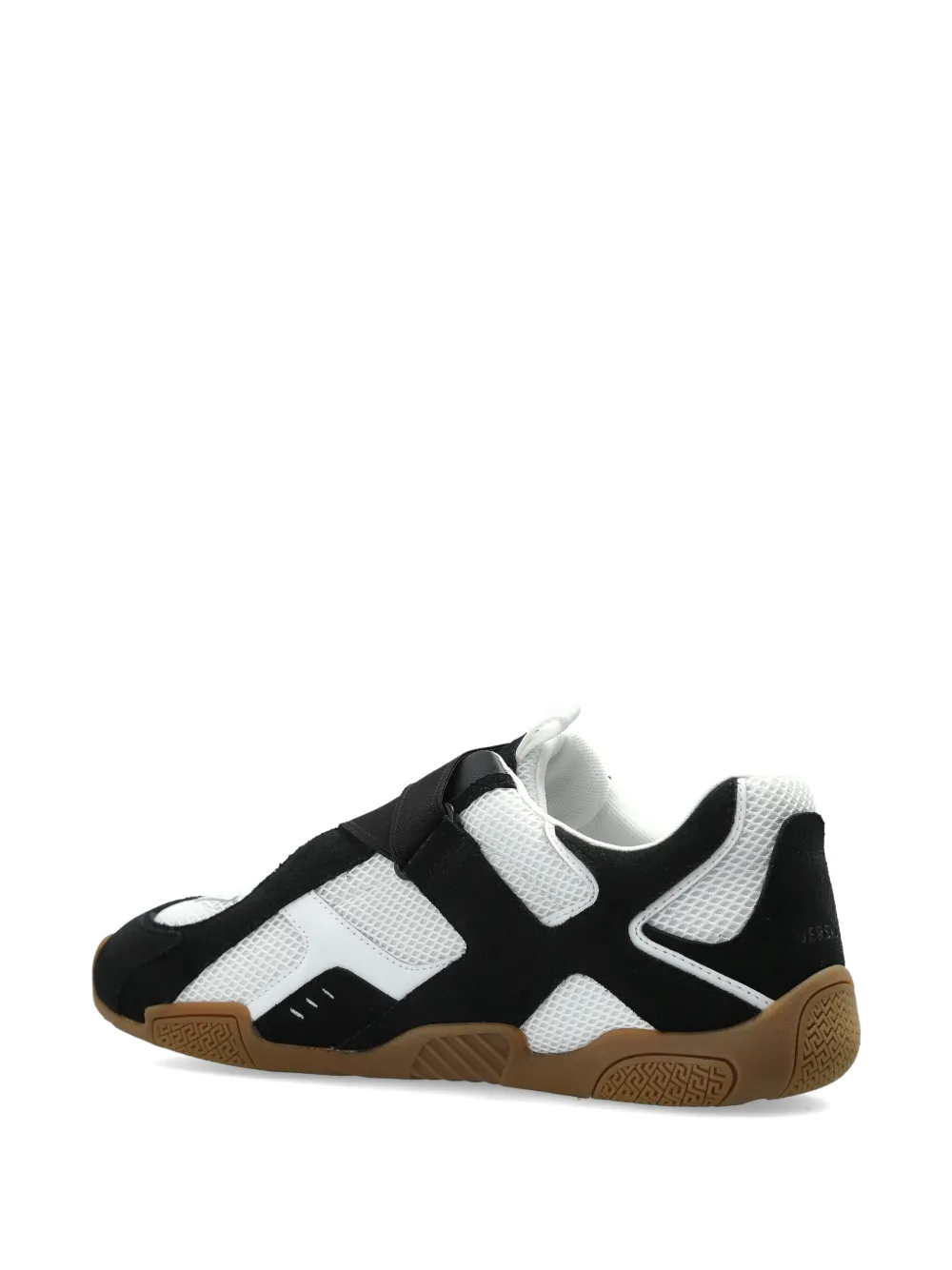 Versace Sneakers met bandje en vlakken Wit