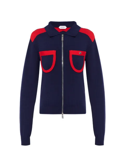 Versace cardigan à col zippé