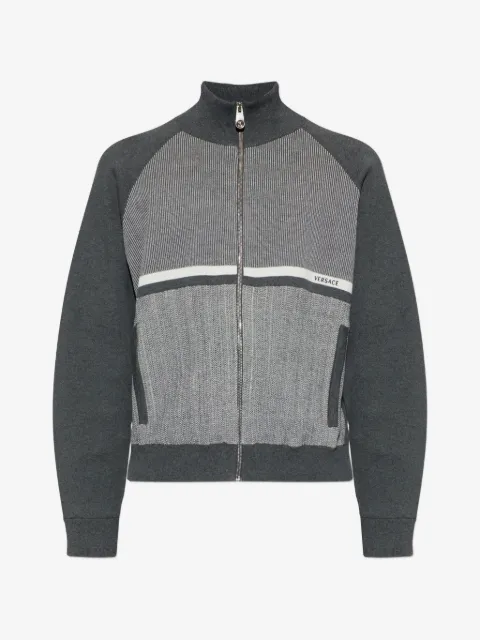 Versace zip-up cardigan