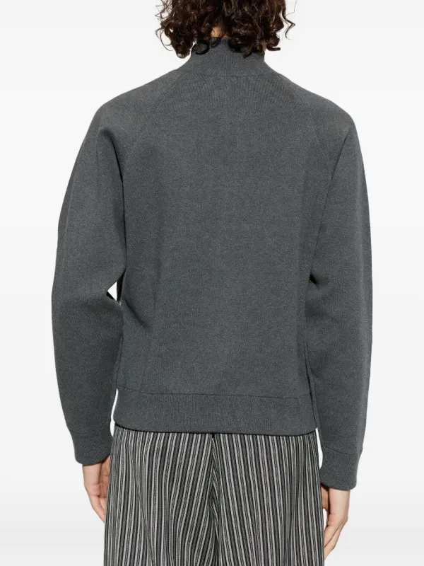 Versace zip-up Cardigan | Grey | FARFETCH TW