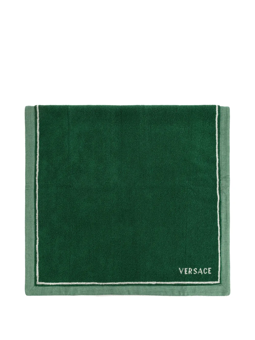 Versace Home Medusa-motif bath towel - Verde