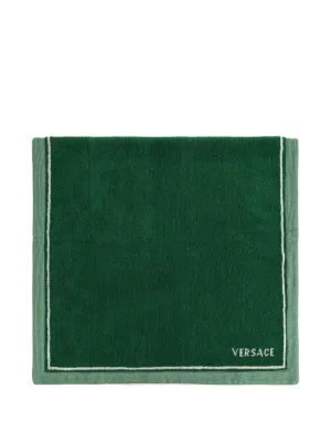 Versace ロゴジャカード バスマット 58cm x 80cm | ブラック | FARFETCH JP