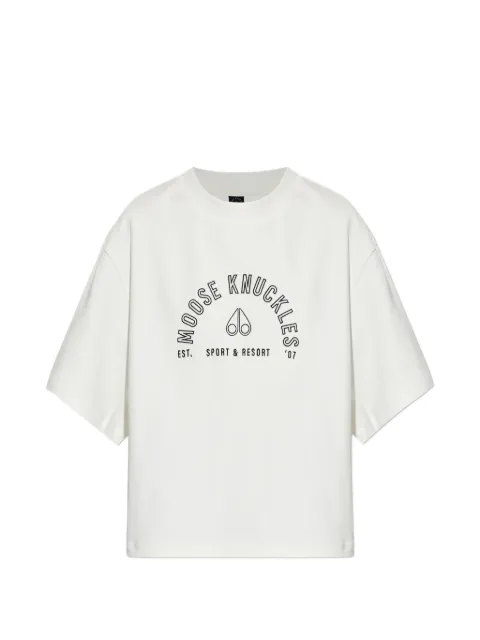 Moose Knuckles logo-print T-shirt