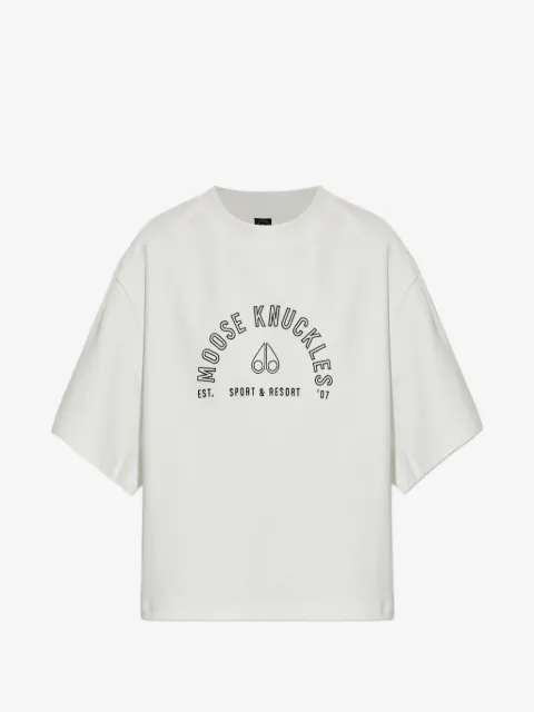 Moose Knuckles logo-print T-shirt