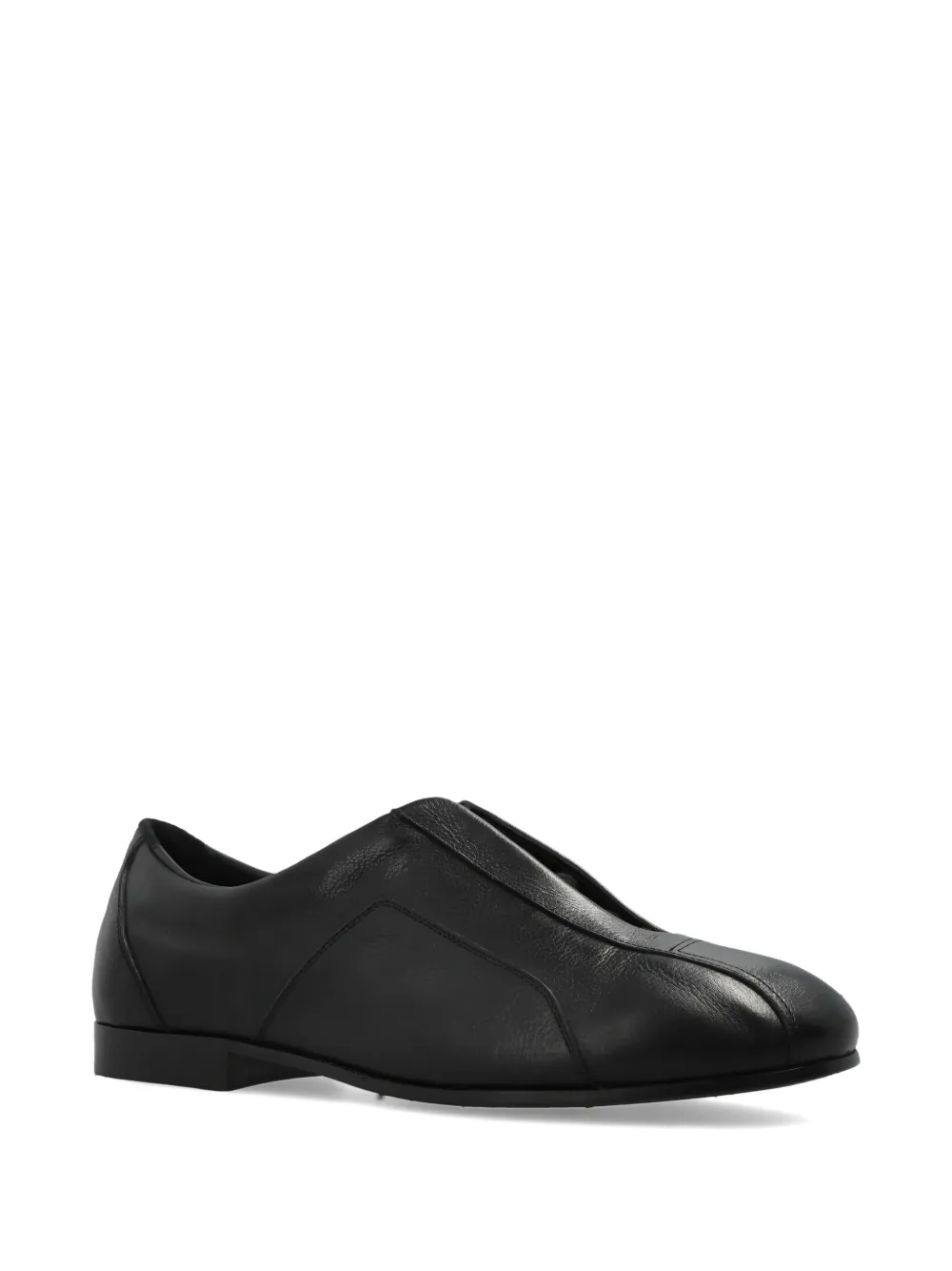 Jil Sander Leren sneakers Zwart