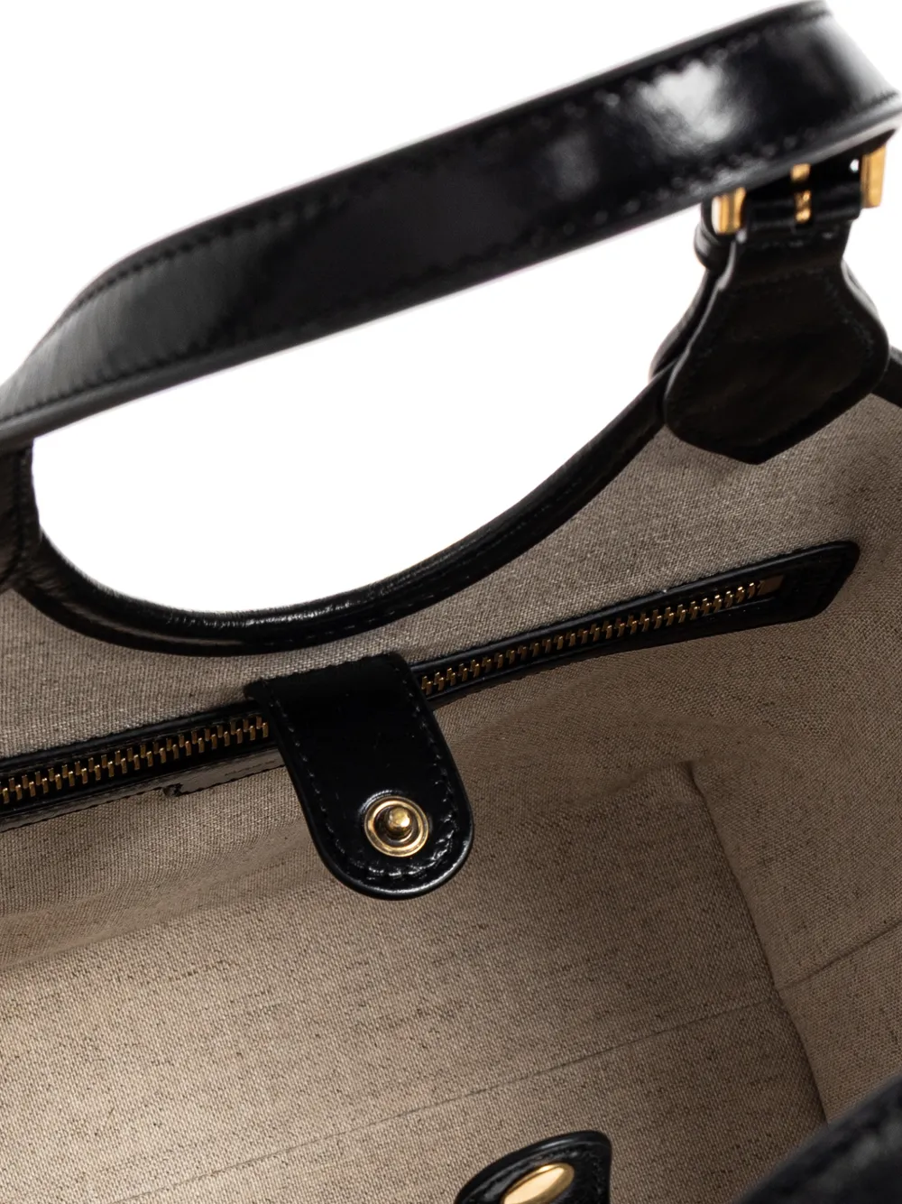 Versace Rivière kleine shopper Beige