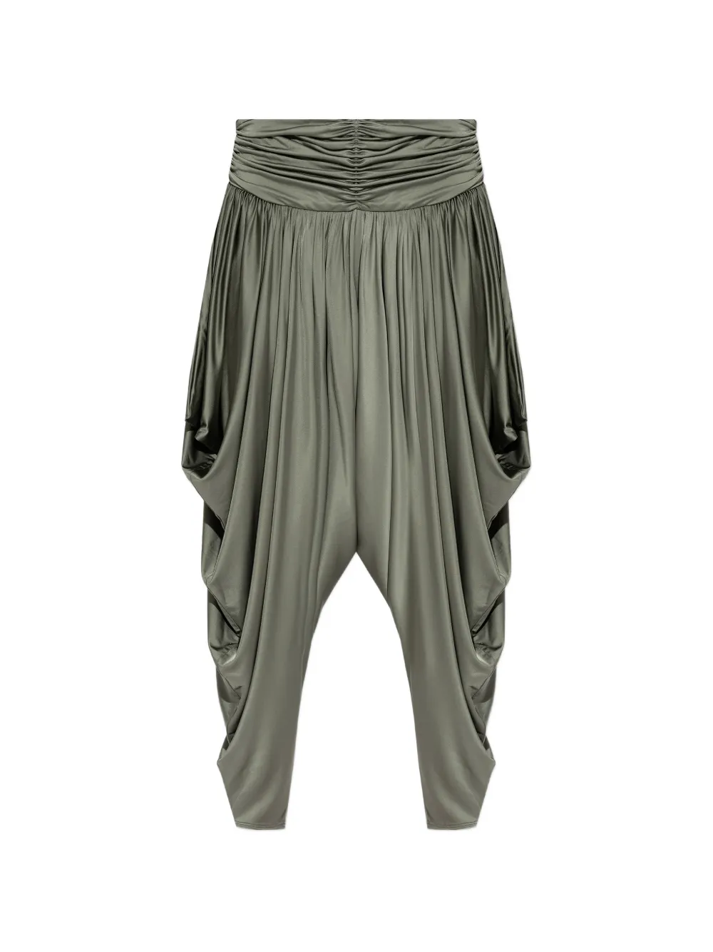 Balmain ruched trousers - Verde
