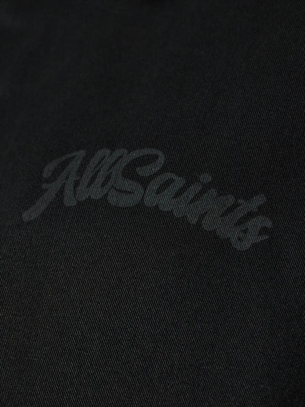 AllSaints Overhemd met logo Zwart