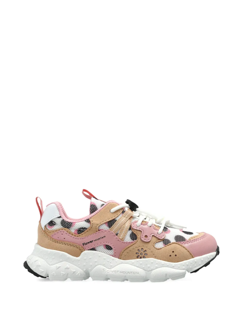 FLOWER MOUNTAIN KIDS floral-detail sneakers Wit