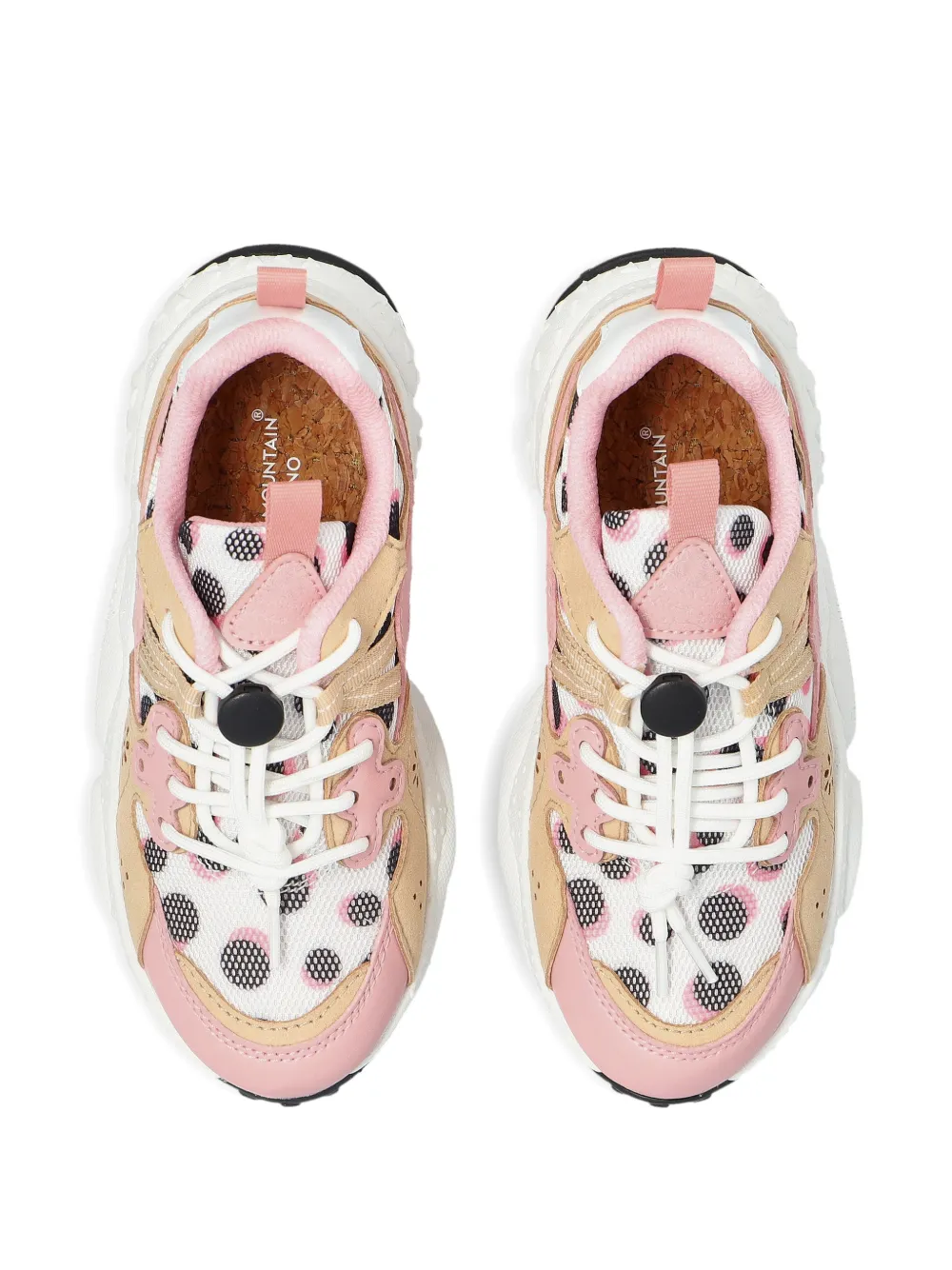 FLOWER MOUNTAIN KIDS floral-detail sneakers Wit