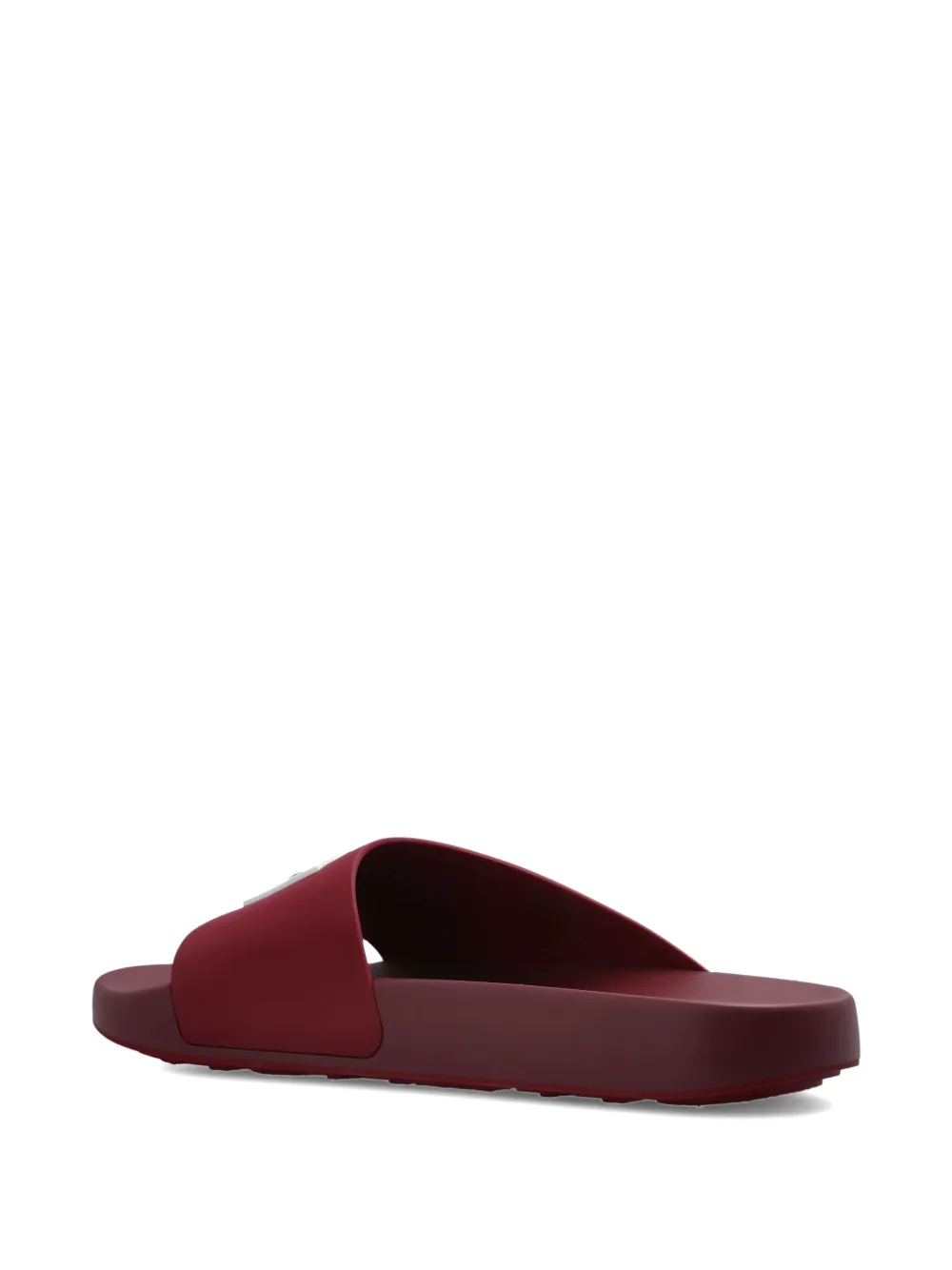 Givenchy Slippers met logopatch Rood