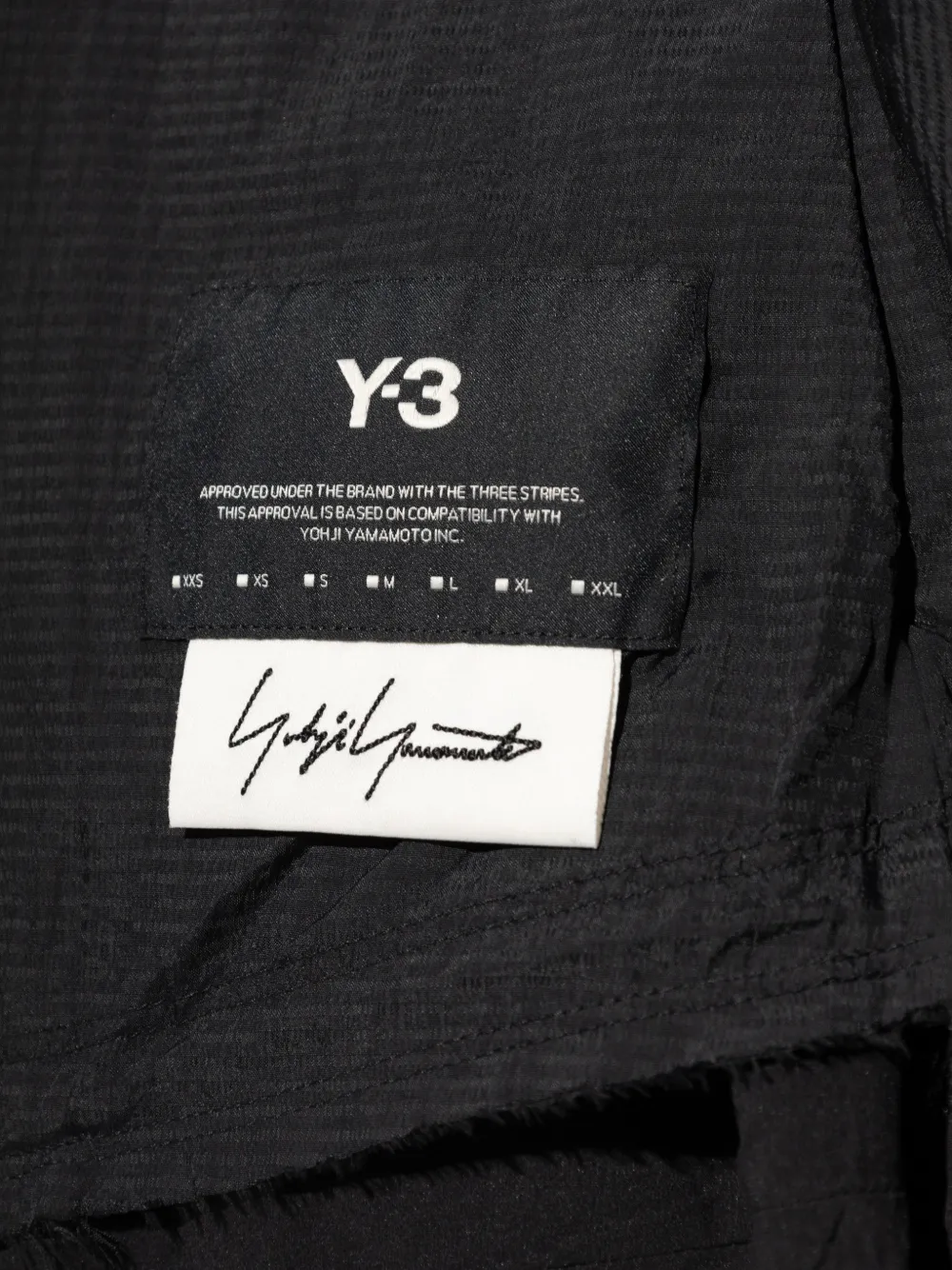 Y-3 Jack met capuchon Zwart