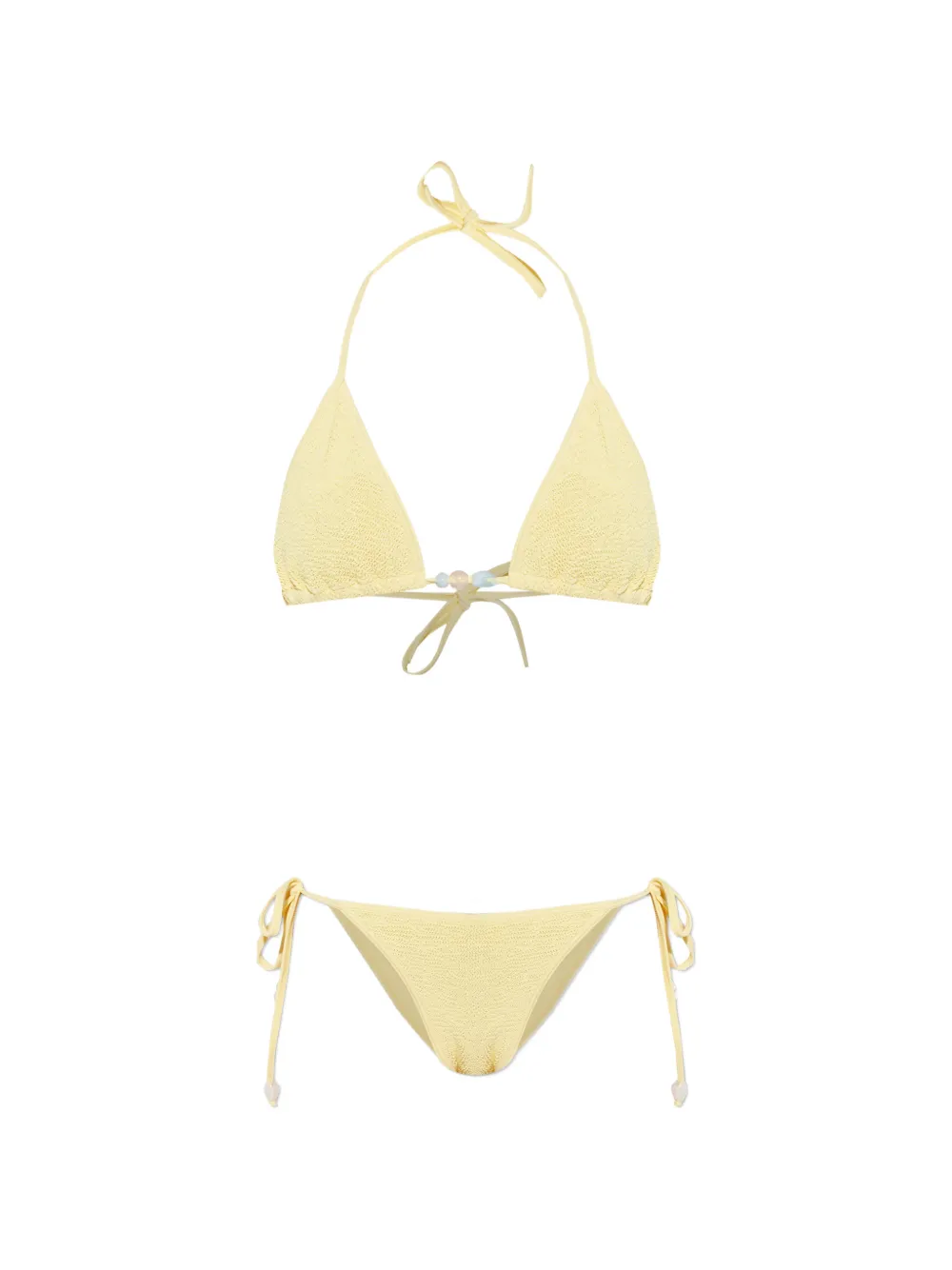 Hunza G Gina beaded bikini - Gelb
