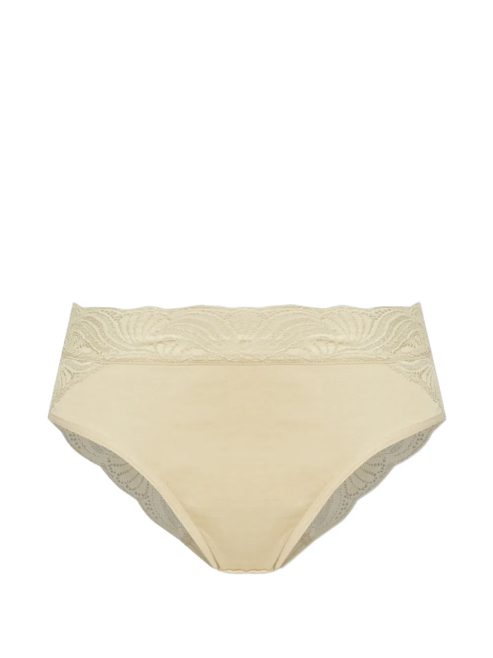 Hanro Midi lace trim briefs - Toni neutri