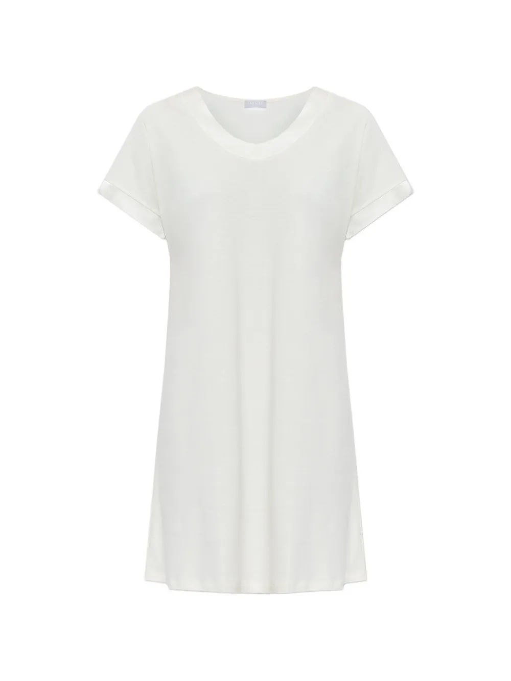 Hanro Anilla short-sleeve nightdress - Nude