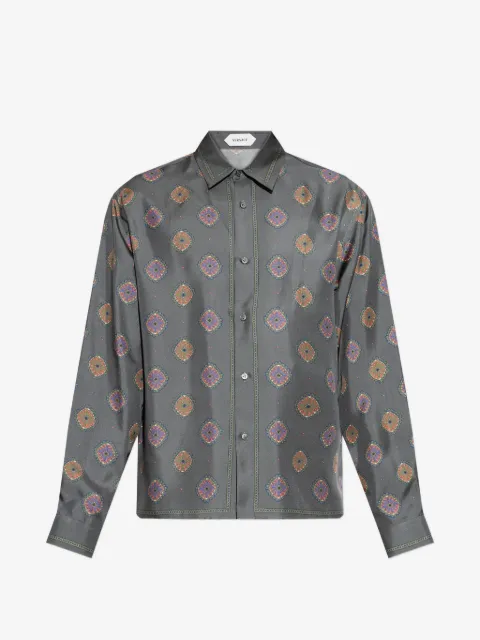 Versace chemise imprimée en soie