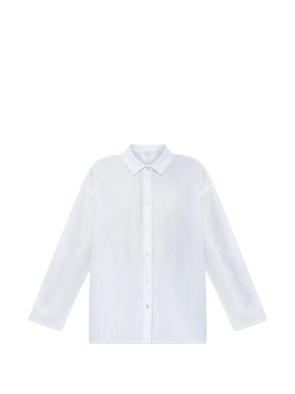 Hanro drop-shoulder button-up shirt - Bianco