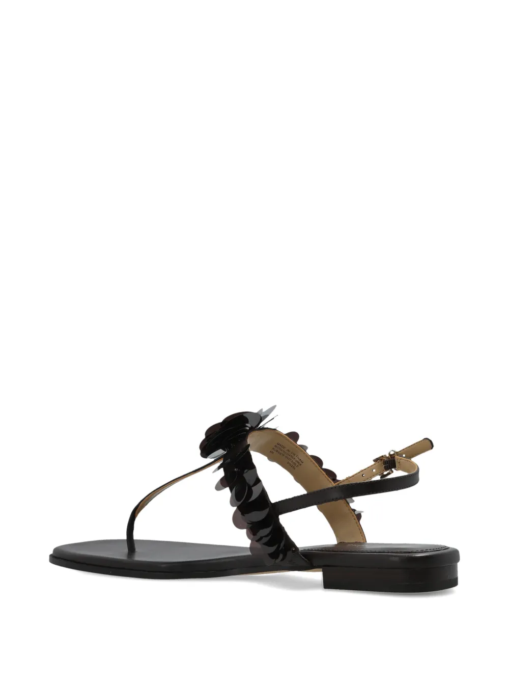 Michael Kors Loretta sandalen verfraaid met bloemen Zwart