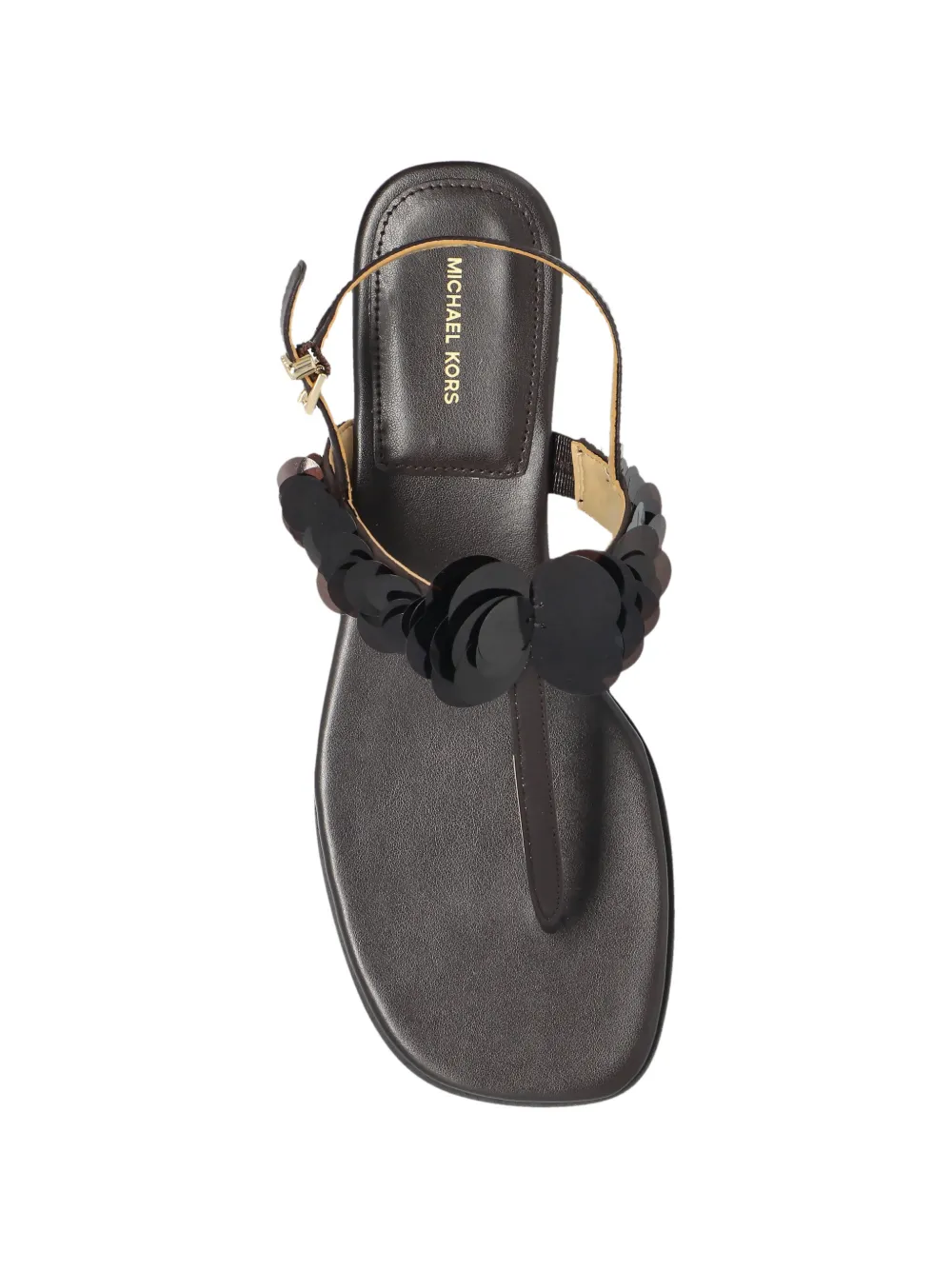 Michael Kors Loretta sandalen verfraaid met bloemen Zwart