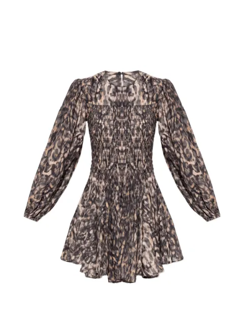 AllSaints Chia smocked mini dress