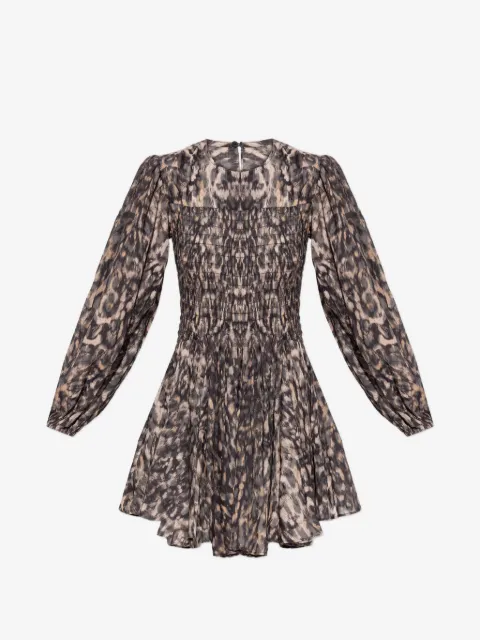 AllSaints Chia smocked mini dress