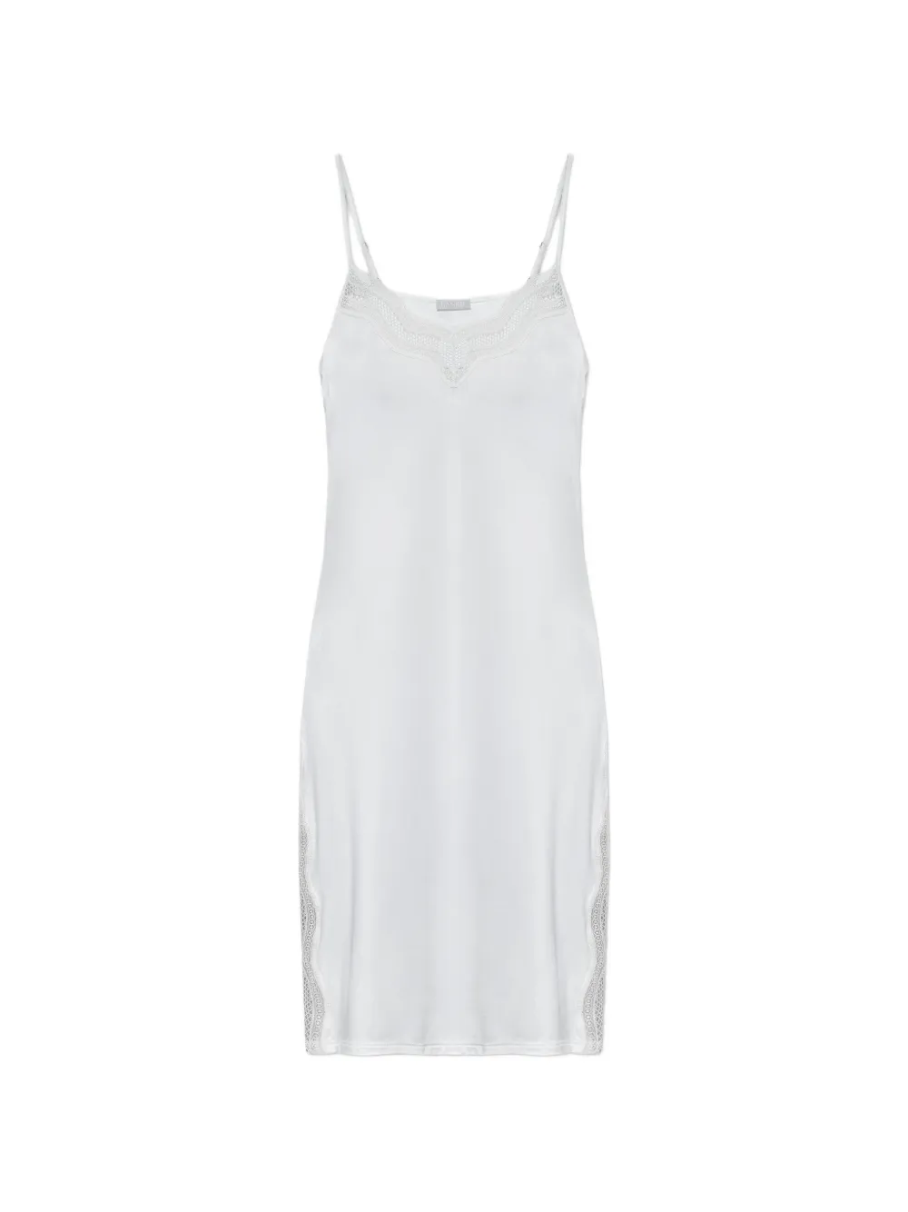 Hanro Cira lace-trim nightdress - Bianco