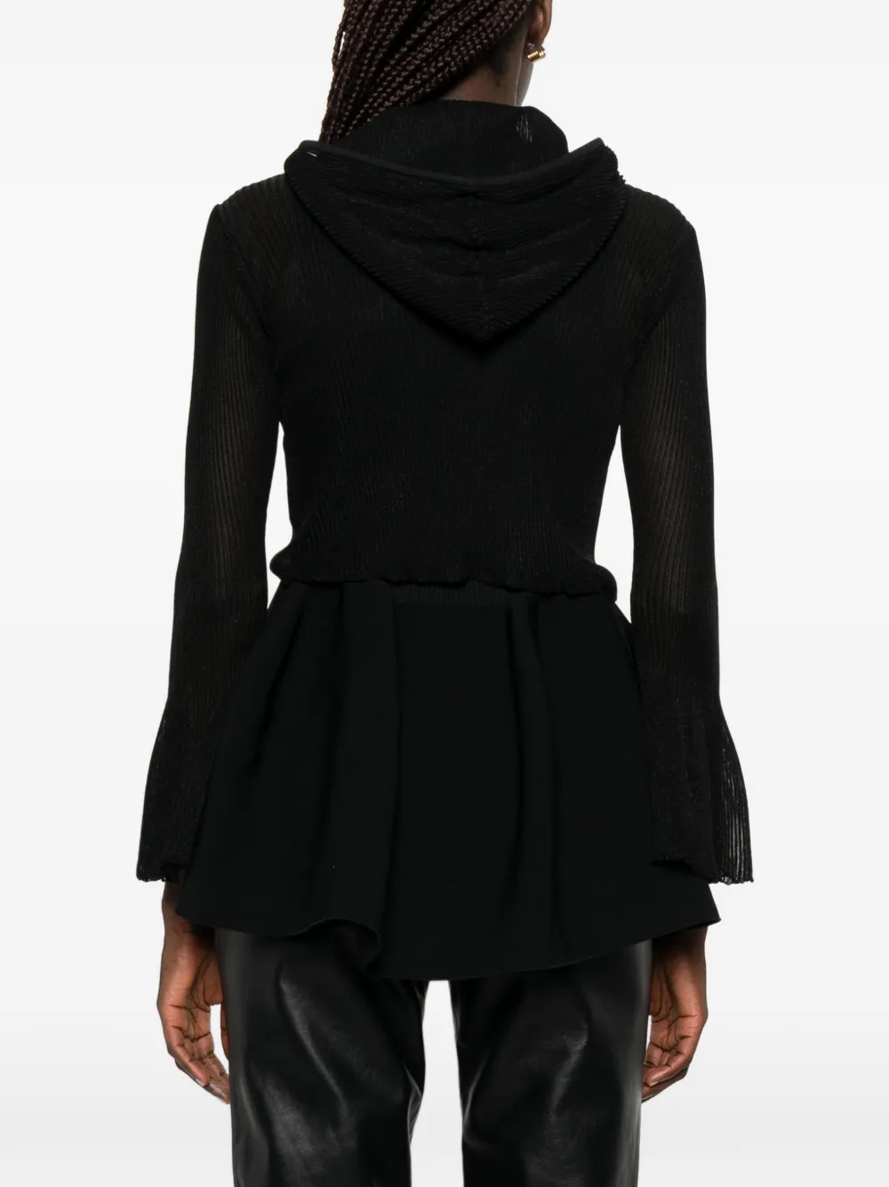 CFCL Pottery Sleeveless Peplum Top in Black | Smart Closet