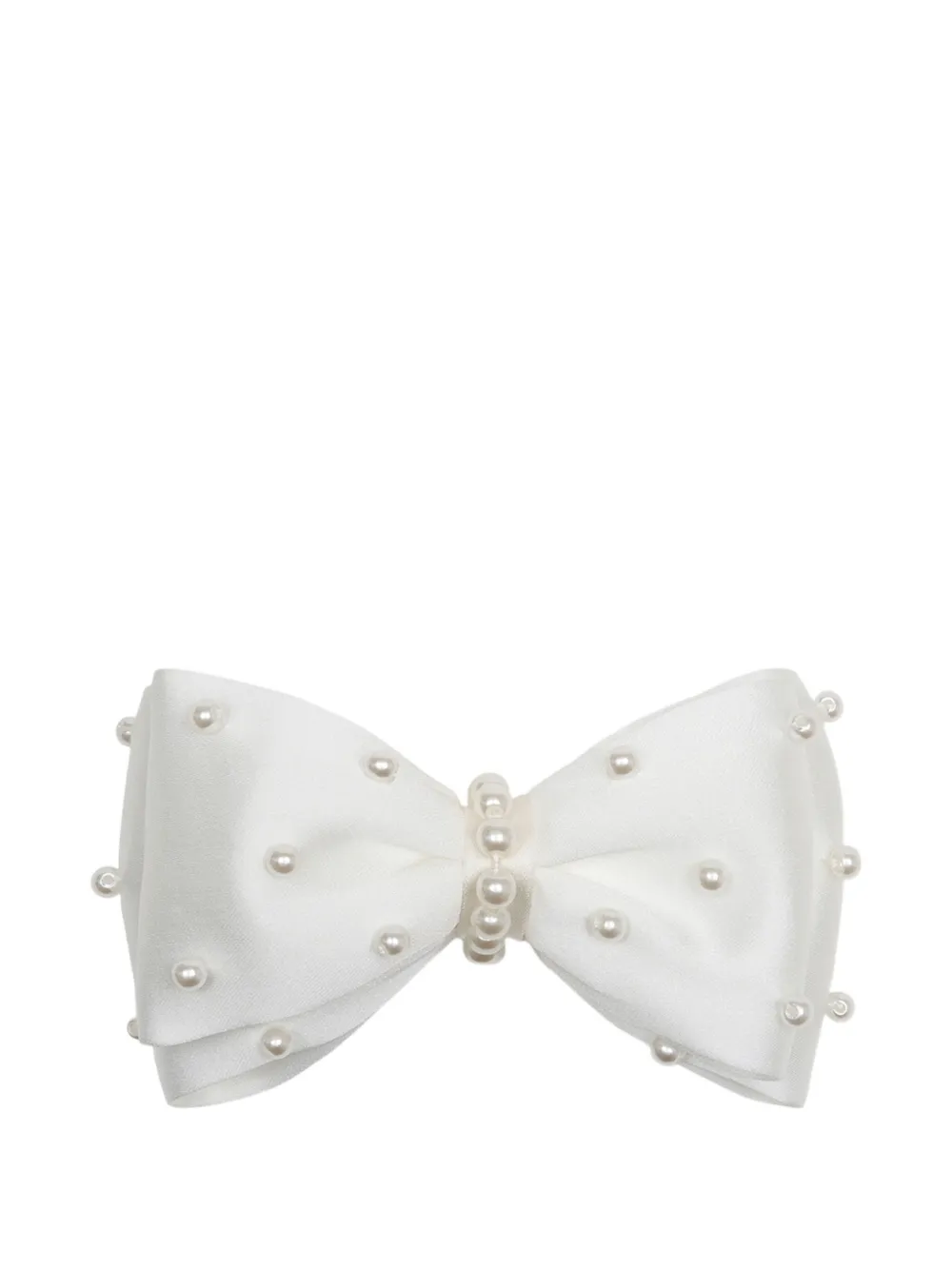 Self-Portrait bow hair clip - Toni neutri