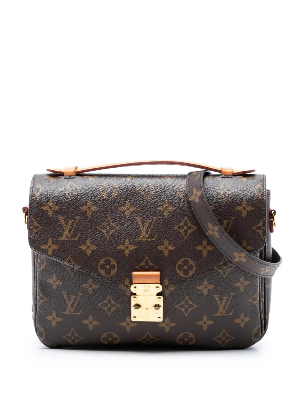 Louis Vuitton Pre-Owned 2019 Monogram Pochette Metis satchel - Braun