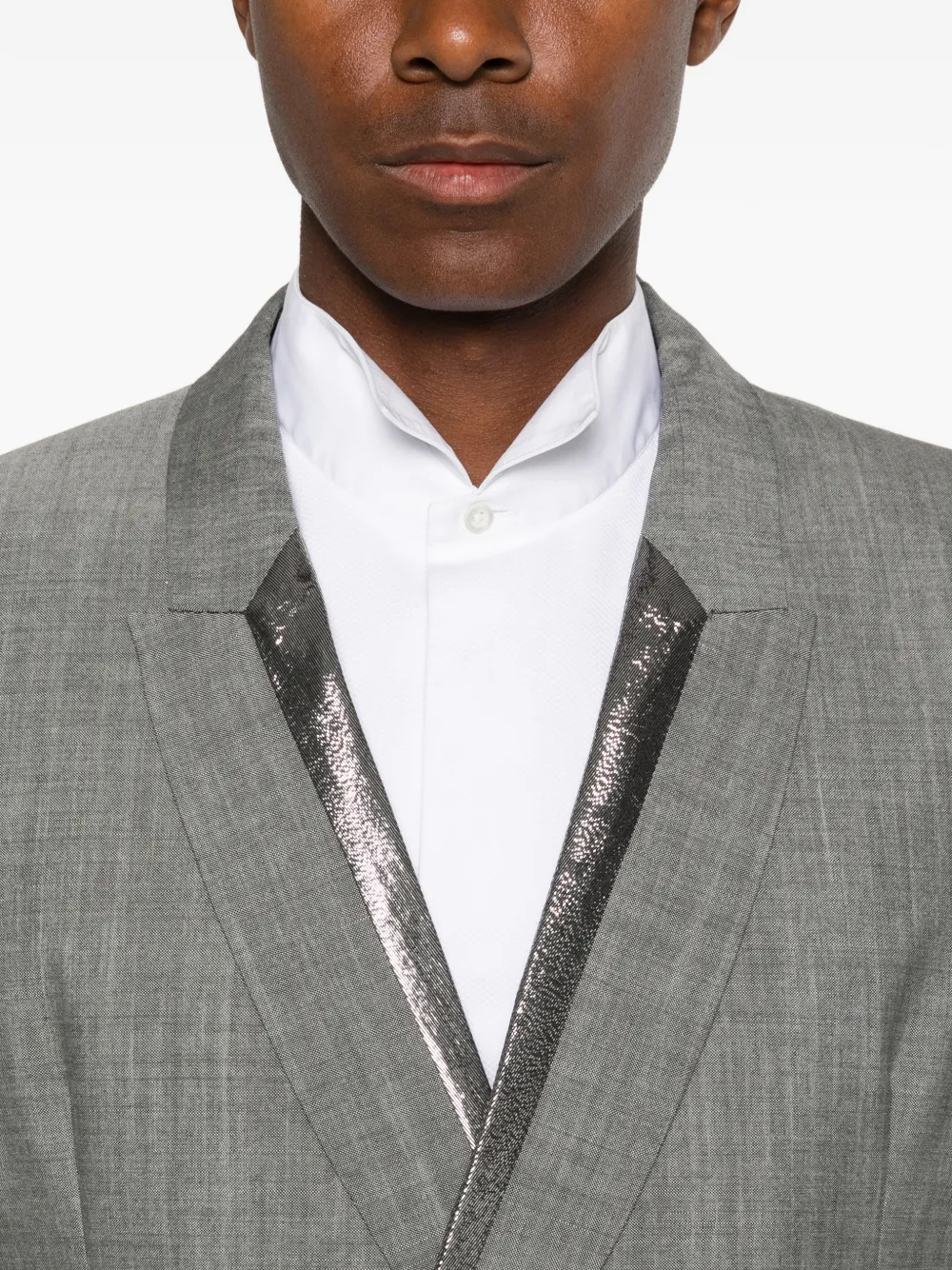 SAPIO Nº 44L blazer met dubbele rij knopen Grijs
