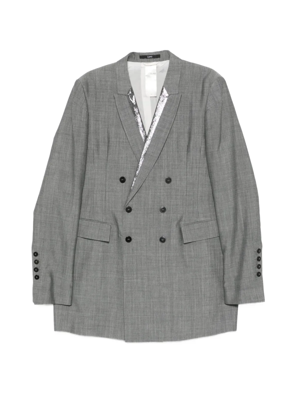 SAPIO Nº 44L double-breasted blazer - Grau