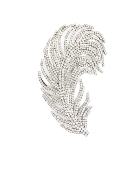Giuseppe Di Morabito broche con detalle de pluma