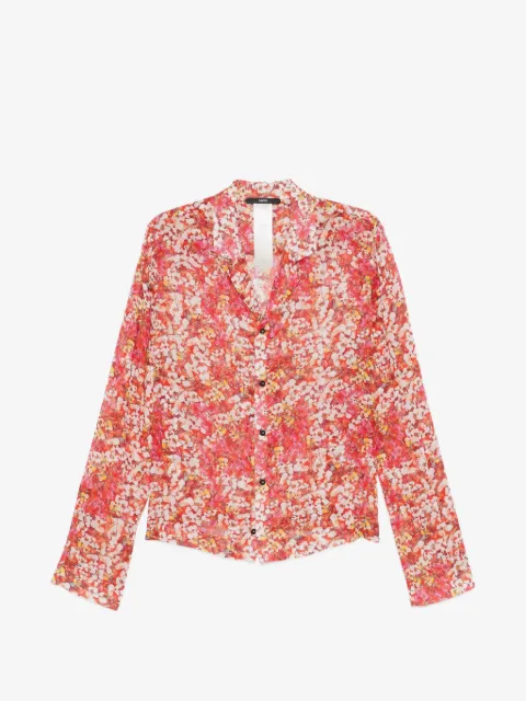 SAPIO camisa con estampado floral