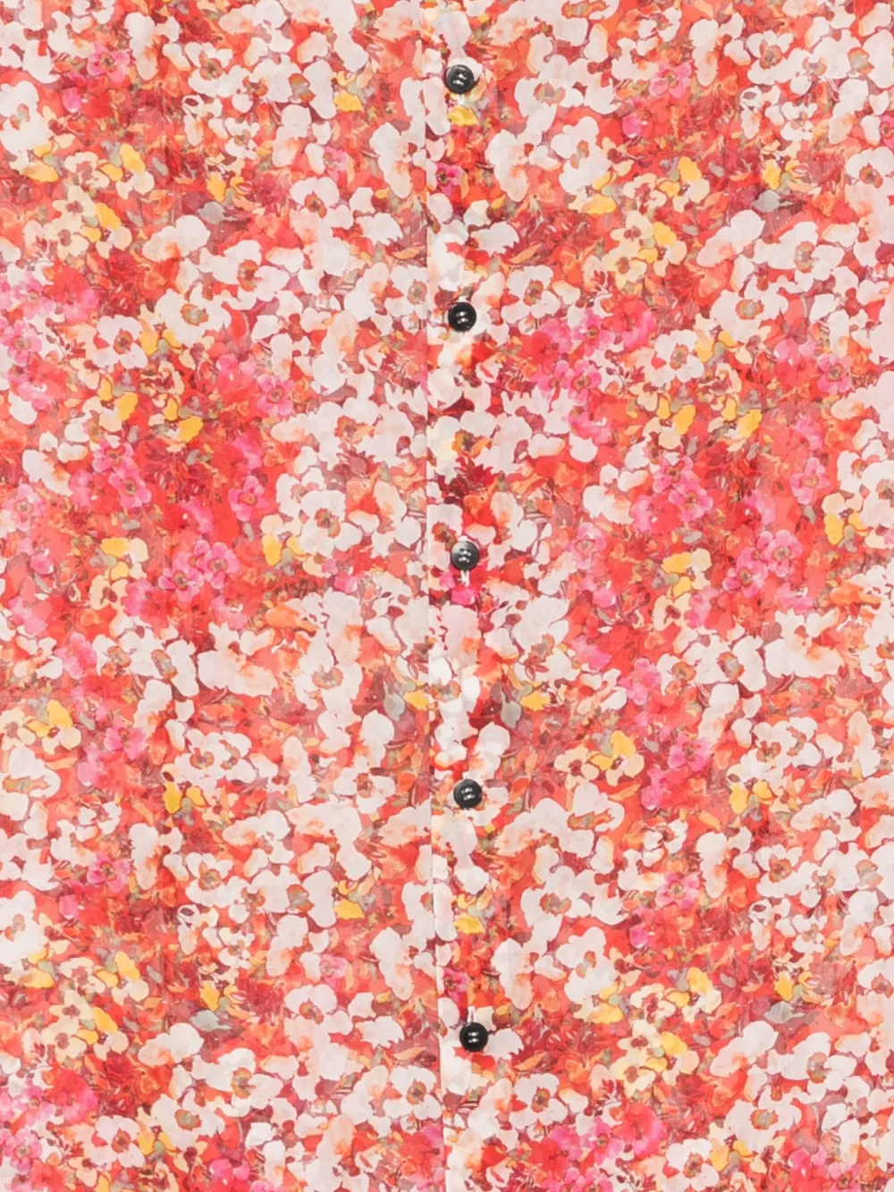 SAPIO Mouwloos shirt met bloemenprint Rood