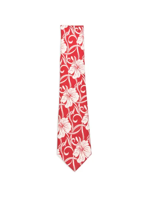 Drôle De Monsieur floral-print tie