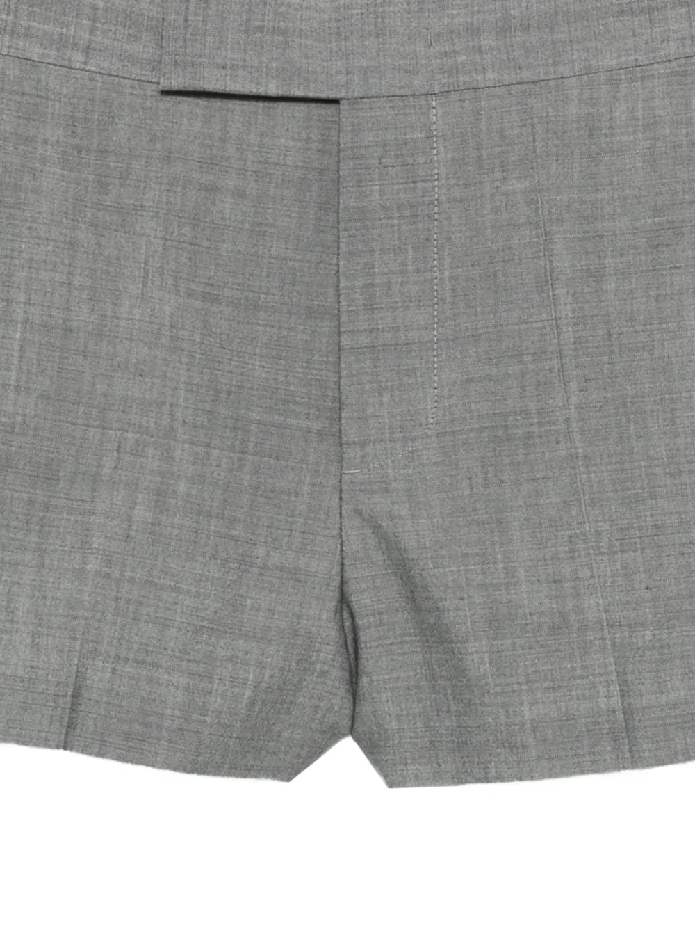 SAPIO Shorts met slub-textuur Grijs