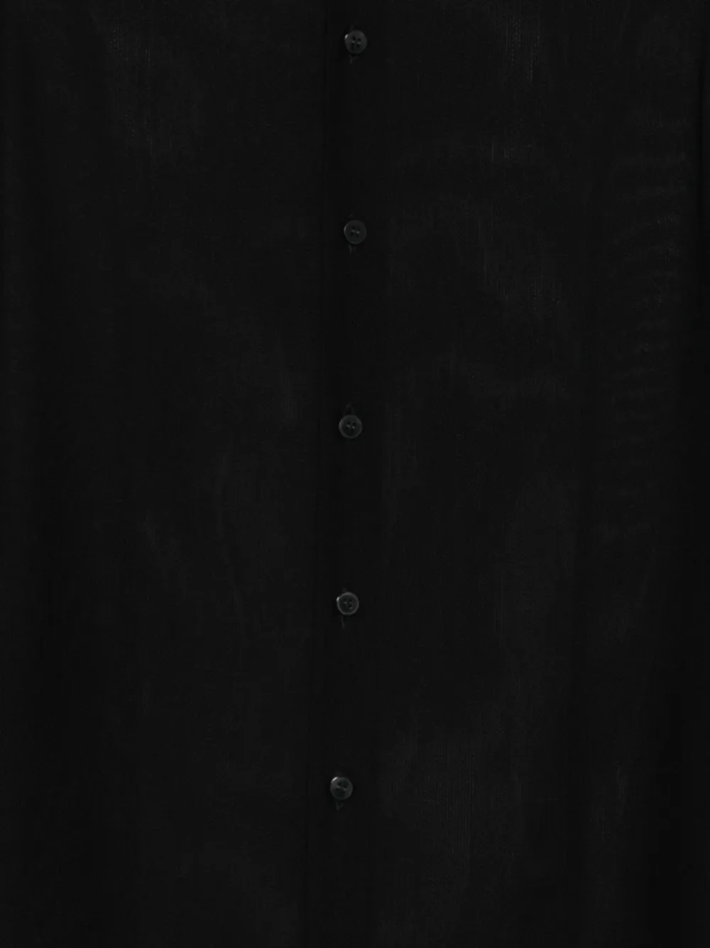  Sapio Camicia Semi Trasparente - Nero 