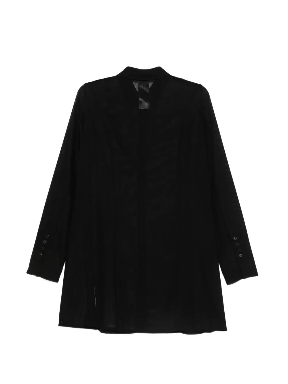  Sapio Camicia Semi Trasparente - Nero 