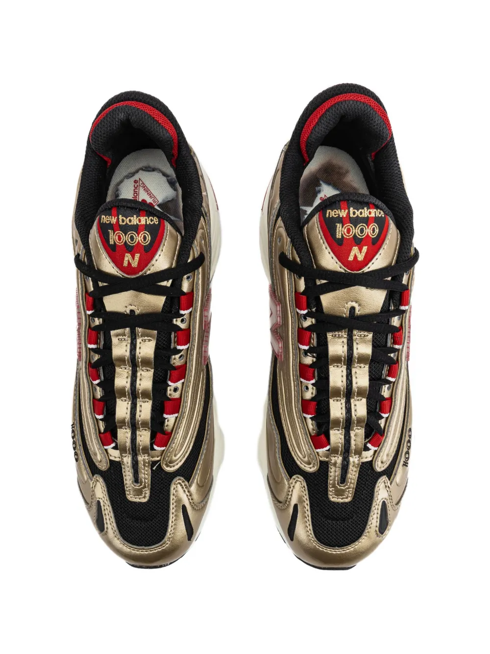 New Balance 1000 panelled sneakers Goud