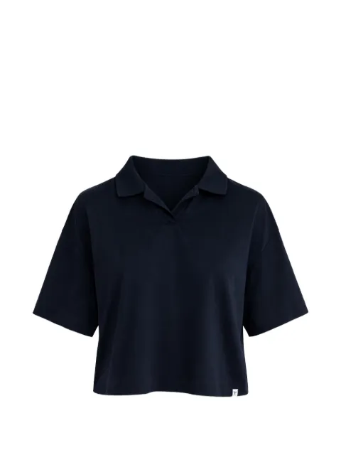 WOC collared cropped T-shirt