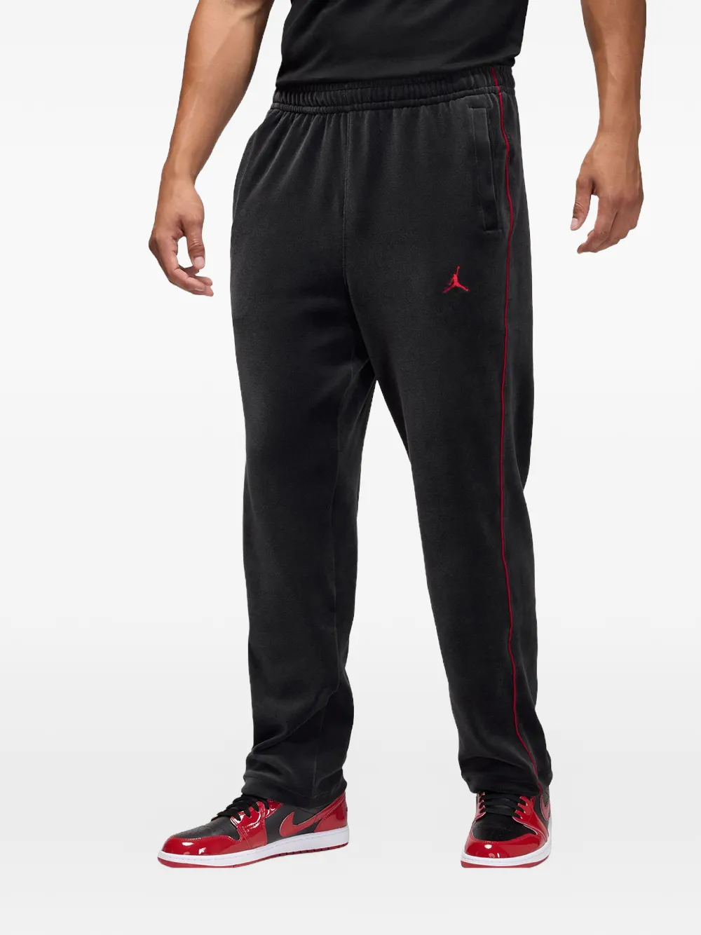 Jordan Brooklyn logo-detail track pants - Nero