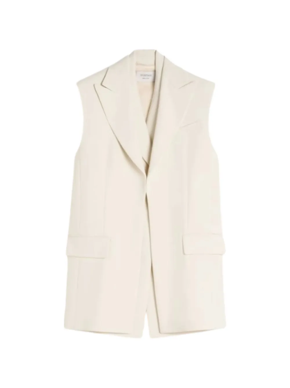 Sportmax sleeveless tailored gilet - Neutrals