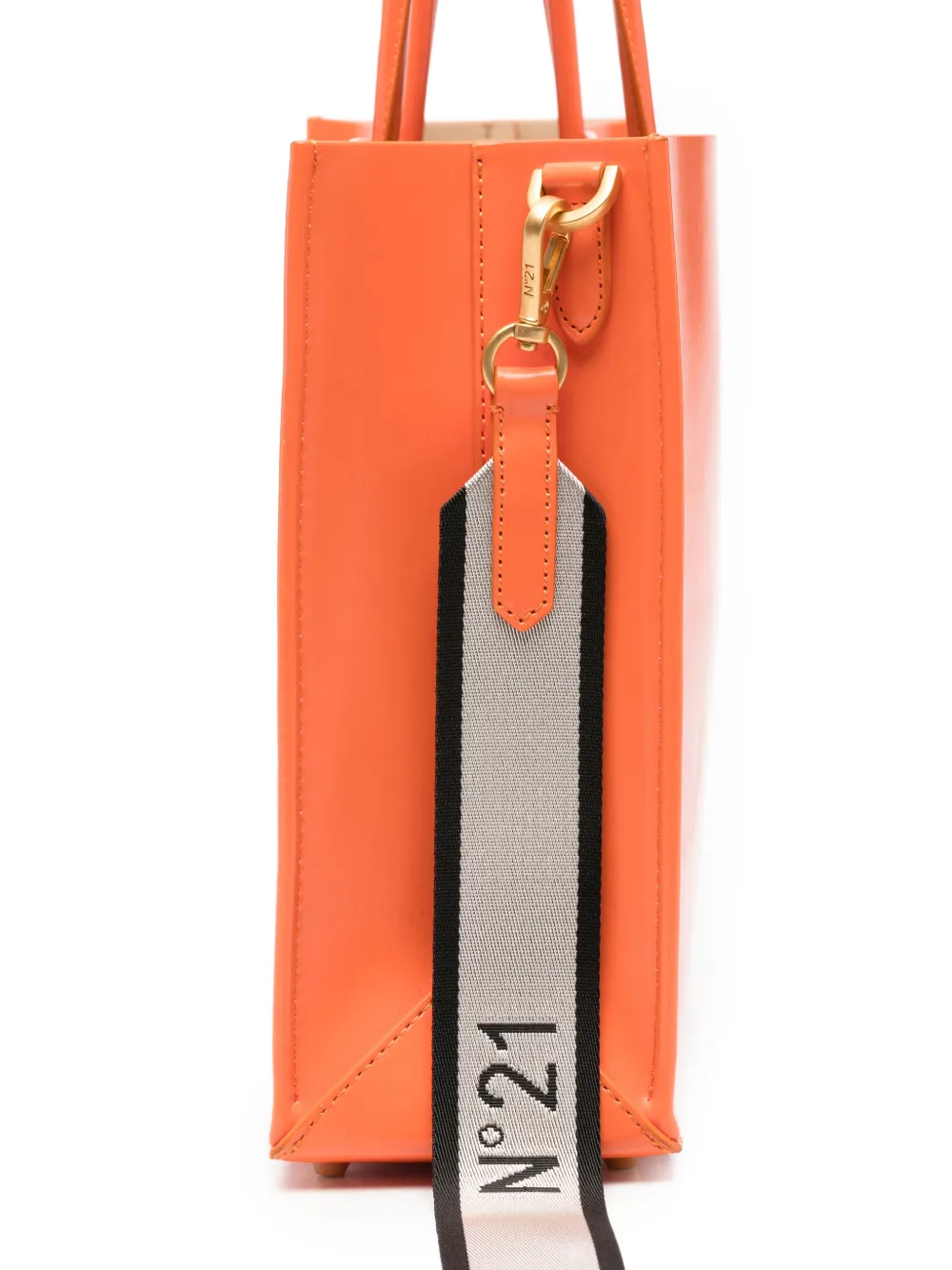  Nº21 Horizontal Logo Tote Bag - Orange 