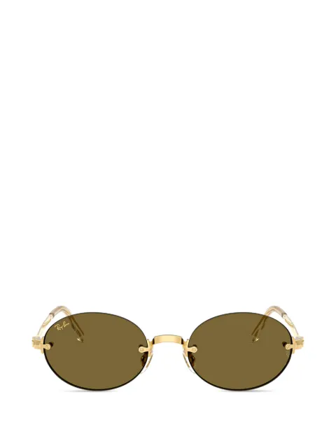 Ray-Ban A$AP Rocky zonnebril met randloos ovalen montuur