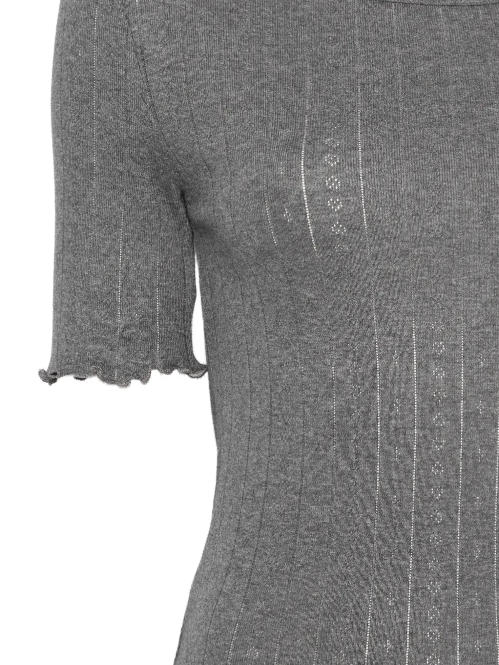 Skall Studio Edie T-shirt met ronde hals Grijs