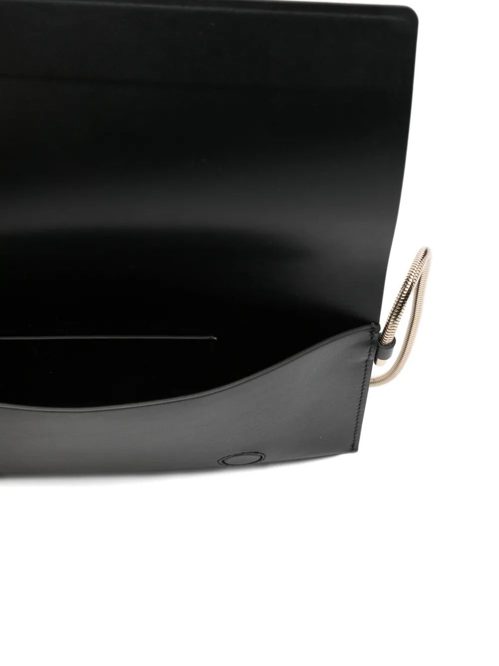 SALCE Clutch met logodetail Zwart