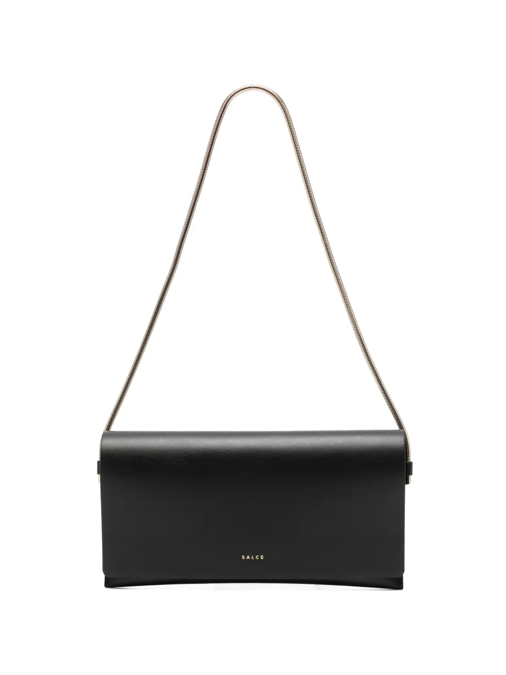 SALCE logo-detail clutch bag - Nero